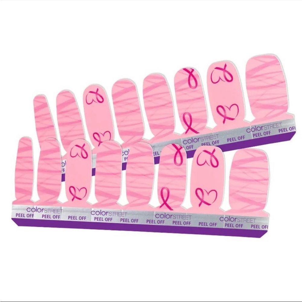 *Retired* Color Street: Choose Hope | Breast Cancer Awareness Pink Ribbon Pastel - Picture 10 of 10